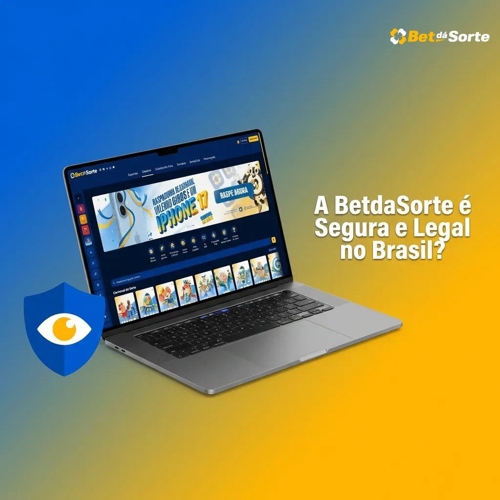 Texto sobre licença e segurança da plataforma BetdaSorte, incluindo certificação de Curaçao e proteção de dados.