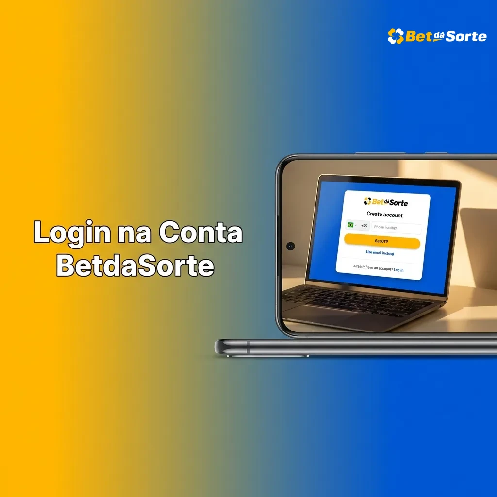 Tela de login do BetdaSorte mostrando os campos para CPF/e-mail e senha com o botão Enter.