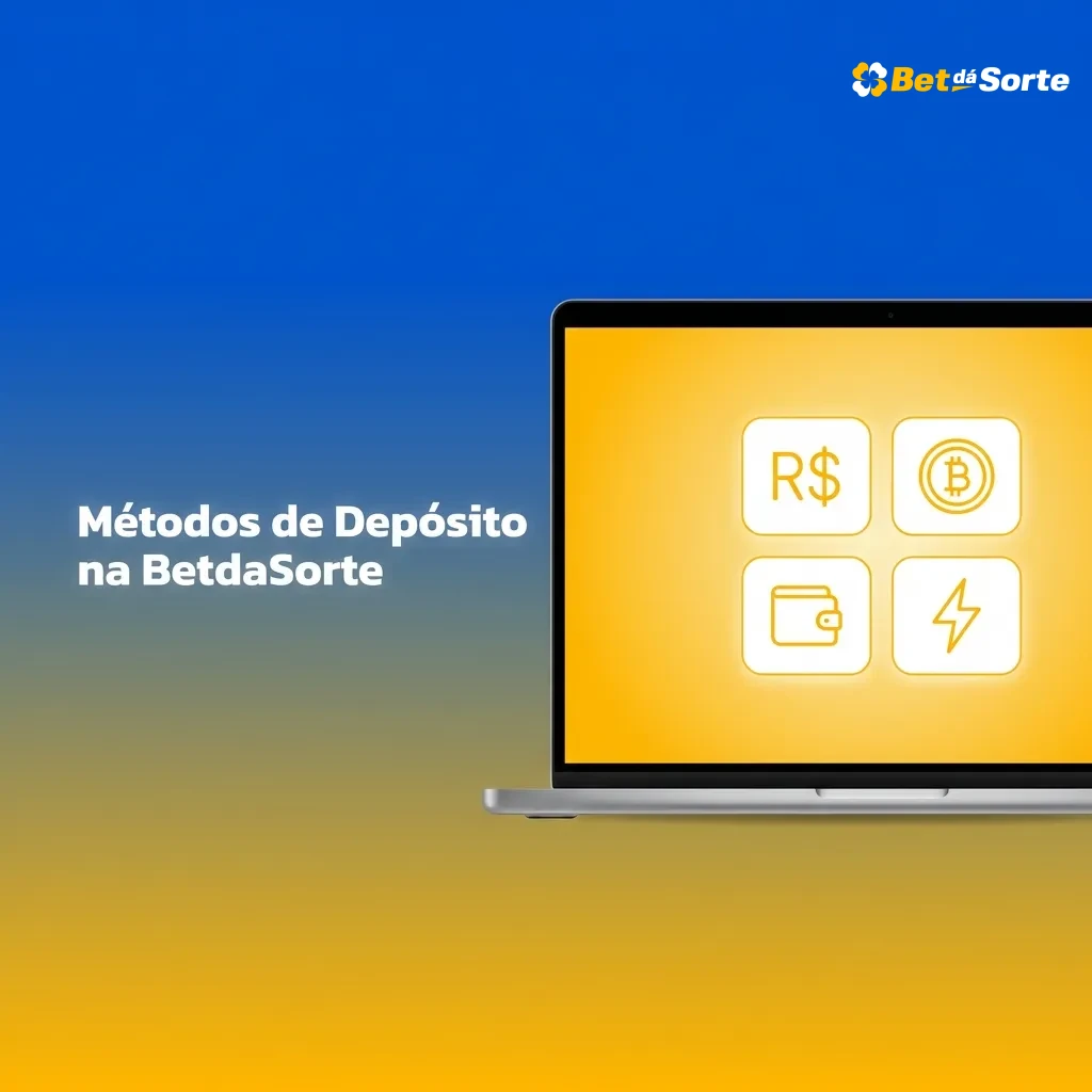 Interface de métodos de depósito da BetdaSorte, exibindo as opções de pagamento via Pix, cartão de crédito e transferência bancária para usuários brasileiros.