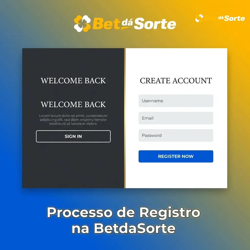O processo de cadastro na BetdaSorte em cinco passos.